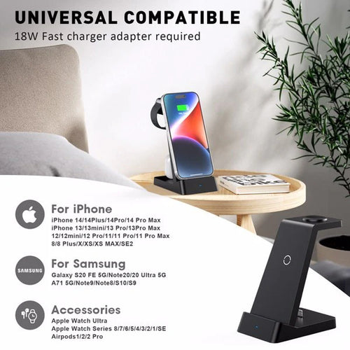 3-In-1 Wireless Charger